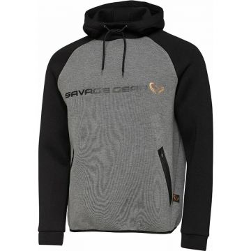 Hanorac Savage Gear Tec Foam, Dark Grey Melange (Marime: 2XL)