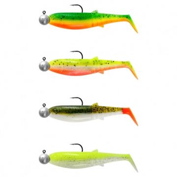 Set 2 Shad Savage Gear Cannibal, 10cm/9g+10g 3/0, Darkwater Mix, 4+4buc