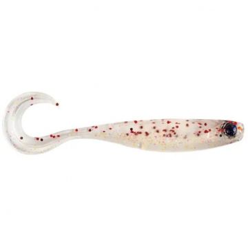 Shad Mustad Mezashi Curly Tail Minnow, Clear Magic, 9cm, 6buc