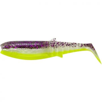 Shad Savage Gear Cannibal Shad, Purple Glitter Bomb, 10cm, 9g, 5buc