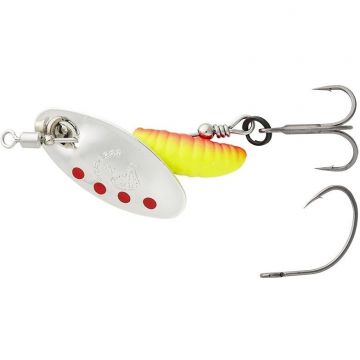 Lingurita Rotativa Savage Gear Spinner Grub Sinking Nr.0, Silver Red Yellow, 2.2g