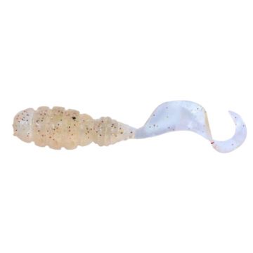 Naluca Jackall Good Meal Grub, Glow Crash Clear Krill, 3.8cm, 8buc