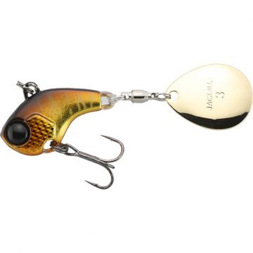 Spinnertail Jackall Deracoup Spinner, Silver Powder Gold&Black, 14.7g