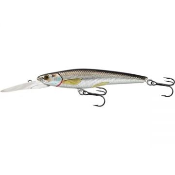 Vobler Live Target Rainbow Smelt Jerkbait D, Silver/Black, 11.5cm, 18g