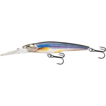 Vobler Live Target Rainbow Smelt Jerkbait D, Silver/Blue, 9.1cm, 9g