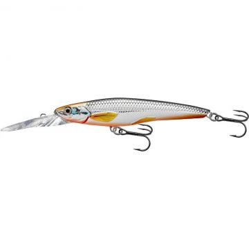 Vobler Live Target Rainbow Smelt Jerkbait D, Silver/Orange, 9.1cm, 9g