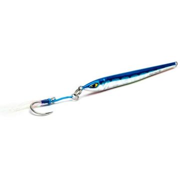 Vobler Pilker Mustad Jig Moonriser, Blue Red Chrome, 20cm, 120g