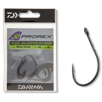 Carlige Daiwa Prorex Flexi Jig-System FN, 6buc (Marime Carlige: Nr. 1)