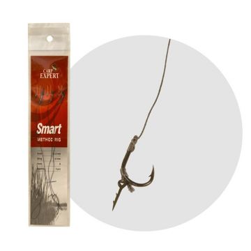 Carlige Legate Carp Expert Smart Method Feeder Rig, 3buc/plic (Marime Carlige: Nr. 10)