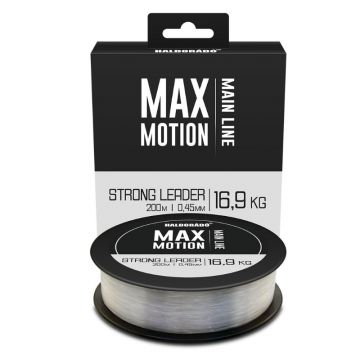 Fir Monofilament Haldorado Max Motion Strong Leader, Culoare Gri, 200m (Diametru fir: 0.45 mm)