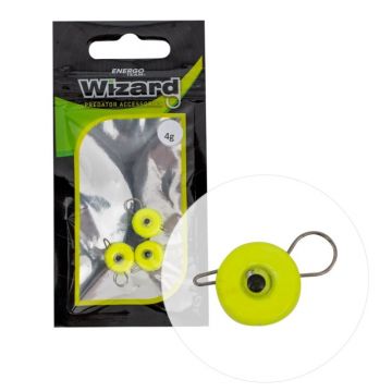 Plumb Wizard MXT Pro Cheburashka, Lime, 3buc/plic (Greutate plumb: 10g)