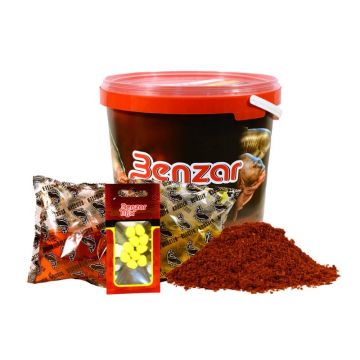 Set Groundbait + Aditivi + Momeli + Galeata Benzar Mix Instant Groundbait Mix, 3kg (Aroma: Amur)