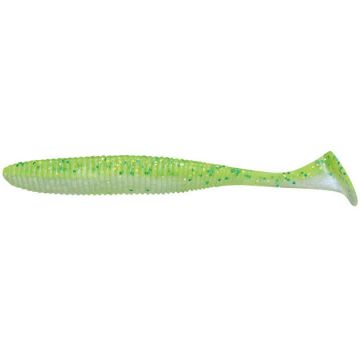 Shad Rhythm Wave 7cm Chartreuse Back Shad 8buc