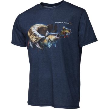 Tricou Savage Gear Cannibal Blue (Marime: M)