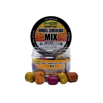 Boilies Mg Special Carp Dumbell Semisolubil Mix 14-18mm, 200g