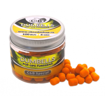 Dumbells Pop-ups Fumigena CB Special 6mm 100 Buc. Dumbells Pop-ups Fumigena CB Special 6mm 100 Buc.