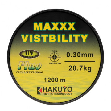 MONOFILAMENT MAXXX VISIBILITY FLUO - 1200M MONOFILAMENT MAXXX VISIBILITY FLUO - 1200M
