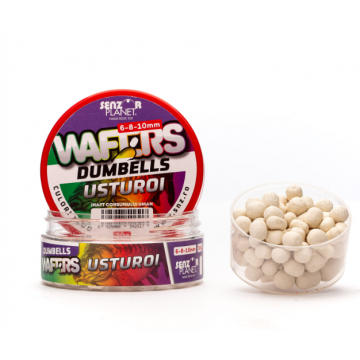 WAFTERS DUMBELLS USTUROI (ALB) 6-8-10mm 30g WAFTERS DUMBELLS USTUROI (ALB) 6-8-10mm 30g