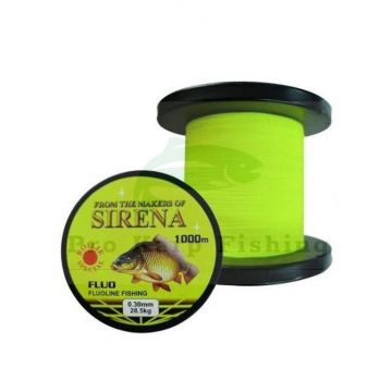 Monofilament /Guta/Fir SIRENA ,galben fluo -500 m - 0.20mm Monofilament /Guta/Fir SIRENA ,galben fluo -500 m - 0.20mm