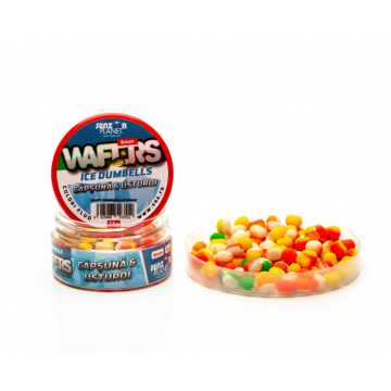 WAFTERS SENZOR PLANET ICE DUMBELLS MINIS 4-5MM 15G WAFTERS SENZOR PLANET ICE DUMBELLS MINIS 4-5MM 15G