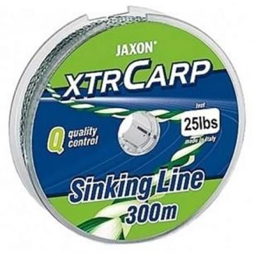 Fir textil Jaxon ProCarp Sinking verde, 300m (Rezistenta: 20 lbs)