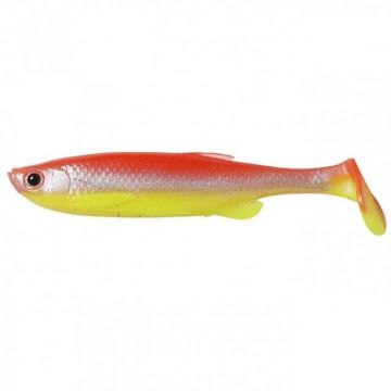 Shad Savage Gear Fat Minnow T-Tail YR Fluo, 9cm, 4buc