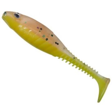 Shad Gunki Soft Bait Grubby, Chicken Secret, 8.5 cm, 6.2g, 6 buc Shad Gunki Soft Bait Grubby, Chicken Secret, 8.5 cm, 6.2g, 6 buc