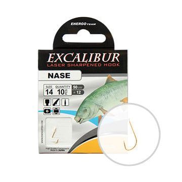 Carlige legate Excalibur Nase Bolo Gold (Marime Carlige: Nr. 10)