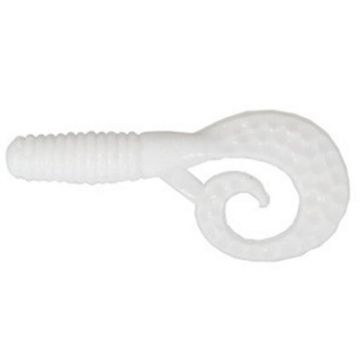 Grub Mann's Mannipulator, White 4cm, 8buc