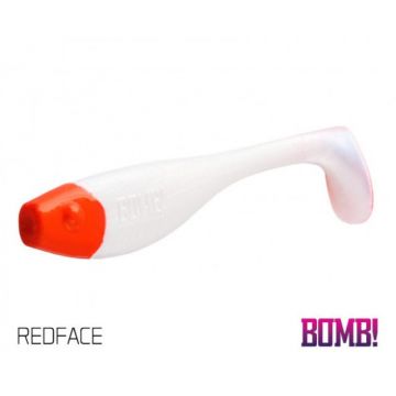 Shad Delphin BOMB Fatty, Redface, 10cm, 5 buc