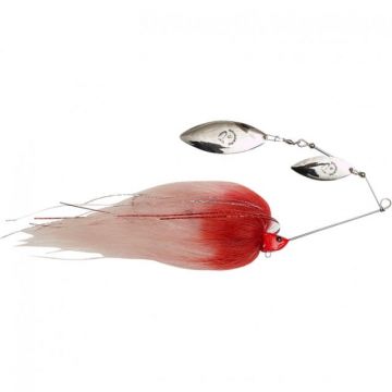 Spinnerbait Savage Gear Da Mega Bush White Silver, 55g, Red Head