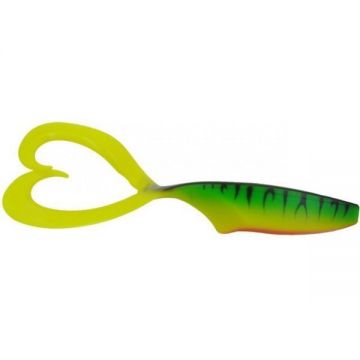 Shad Twinpike Fire Tiger 15cm, 3buc/plic Biwaa