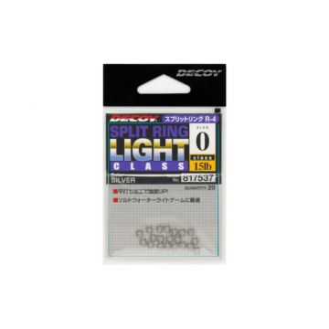 Inele Despicate Decoy R-4 Light Class Silver , 20buc (Marime: 2)