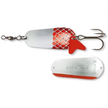 Lingura oscilanta Cormoran Cora-Z, Silver-Red, 3.5 cm, 6g